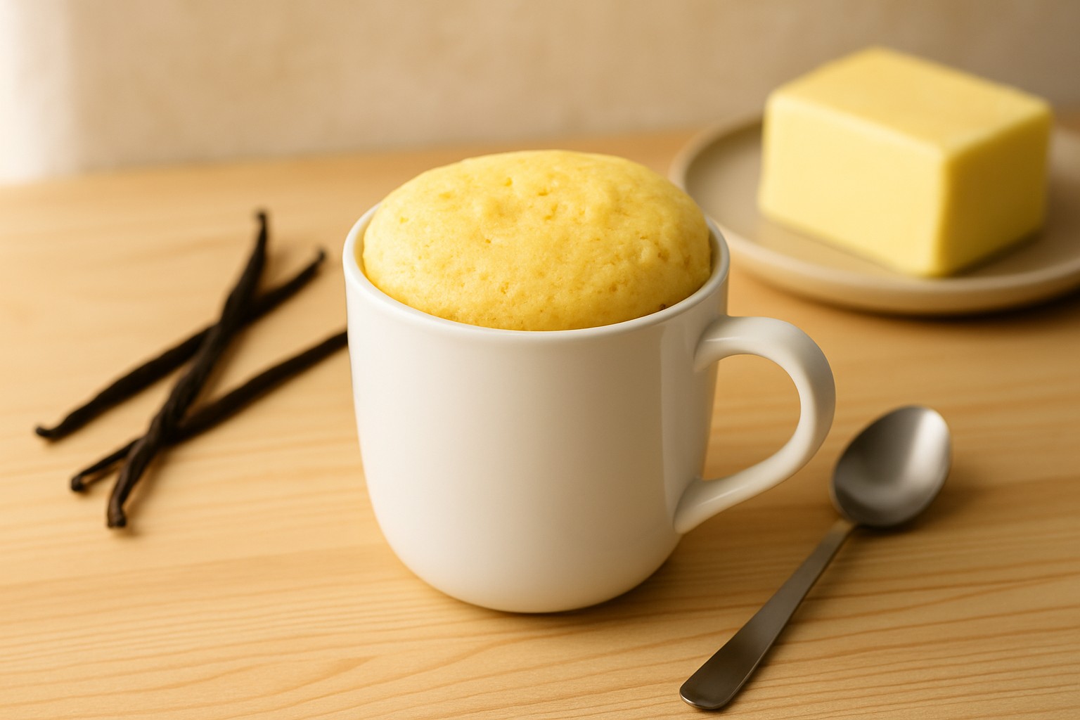 Recette mug cake vanille moelleux et rapide