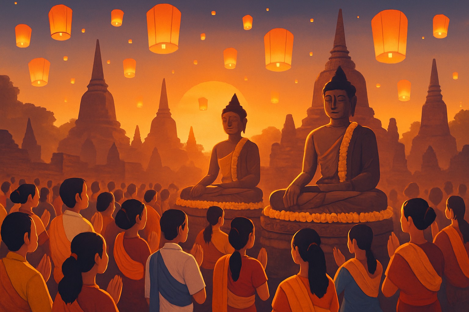 Signification du nouvel an bouddhiste et ses traditions clés