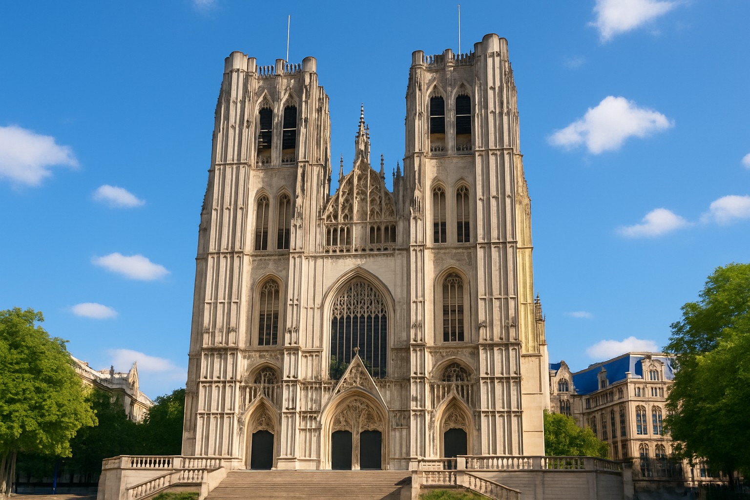 Histoire et architecture de la cathédrale Gudule à Bruxelles
