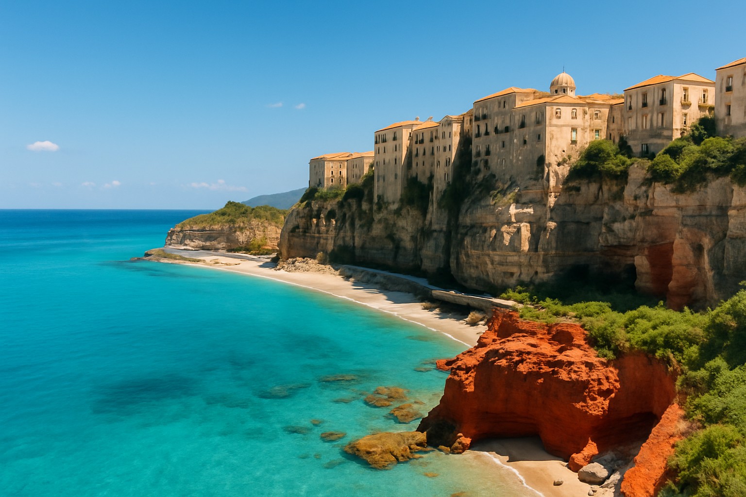 Tropea et ses panoramas sur la mer Tyrrhénienne