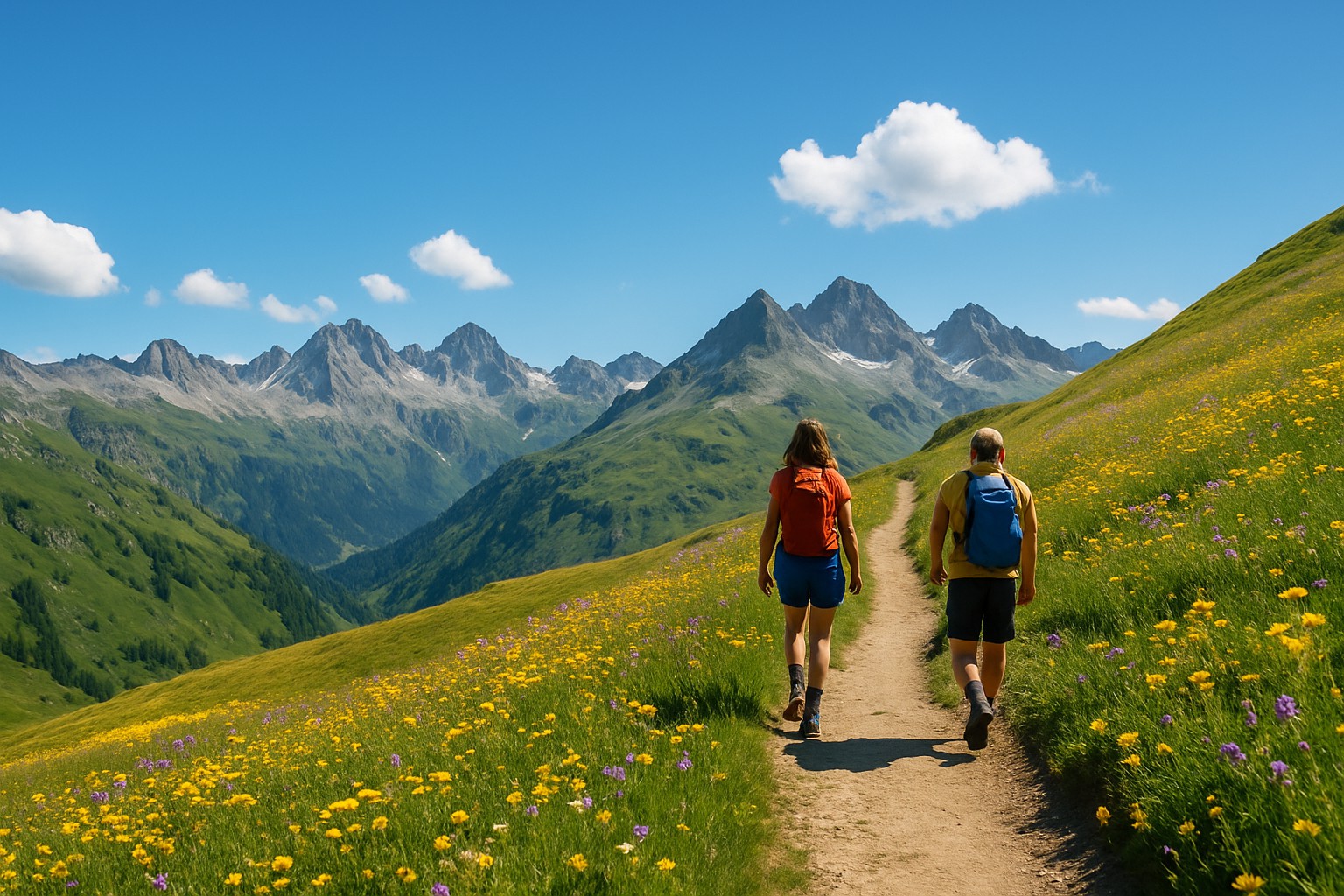 Les trois vallées en été pour la randonnée