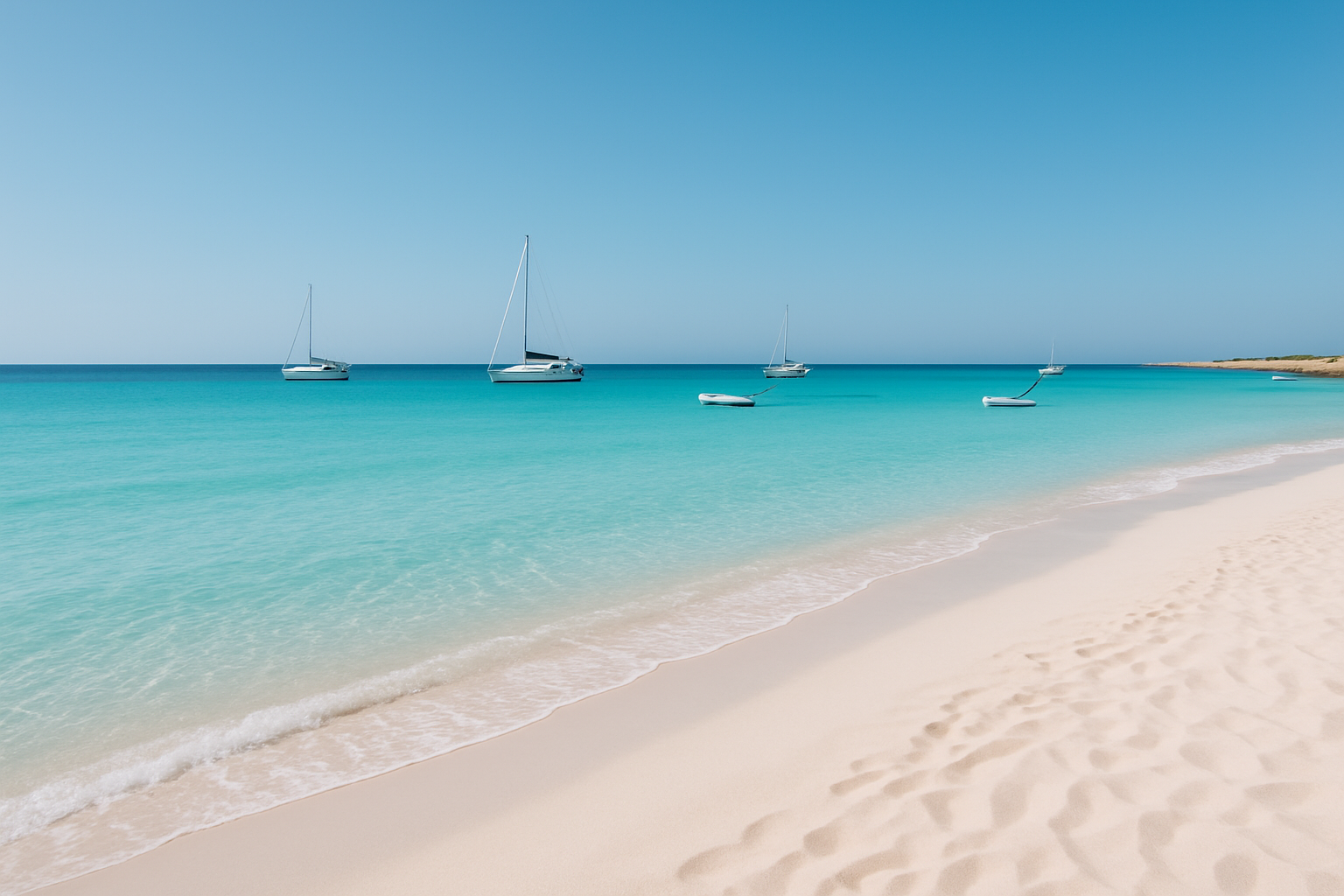 Plage idyllique de Formentera, emblème de tranquillité et de beauté naturelle