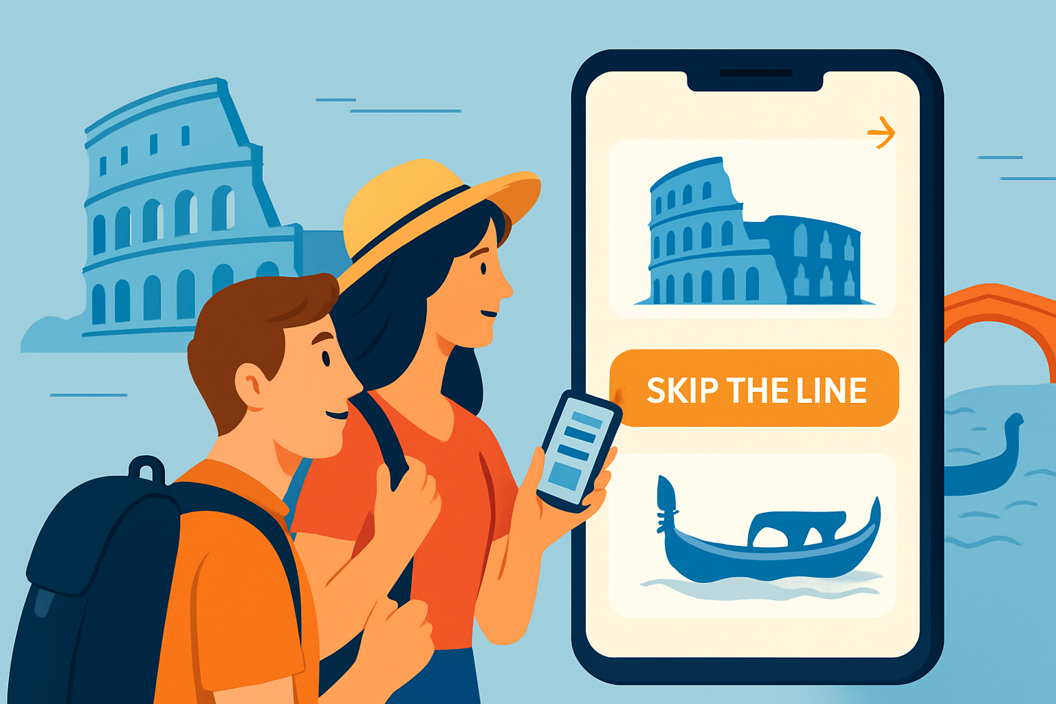 Billets coupe-file et applications mobiles facilitant les visites des sites touristiques en Italie