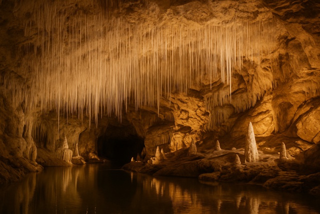 Visiter la grotte de choranche et ses stalactites fines