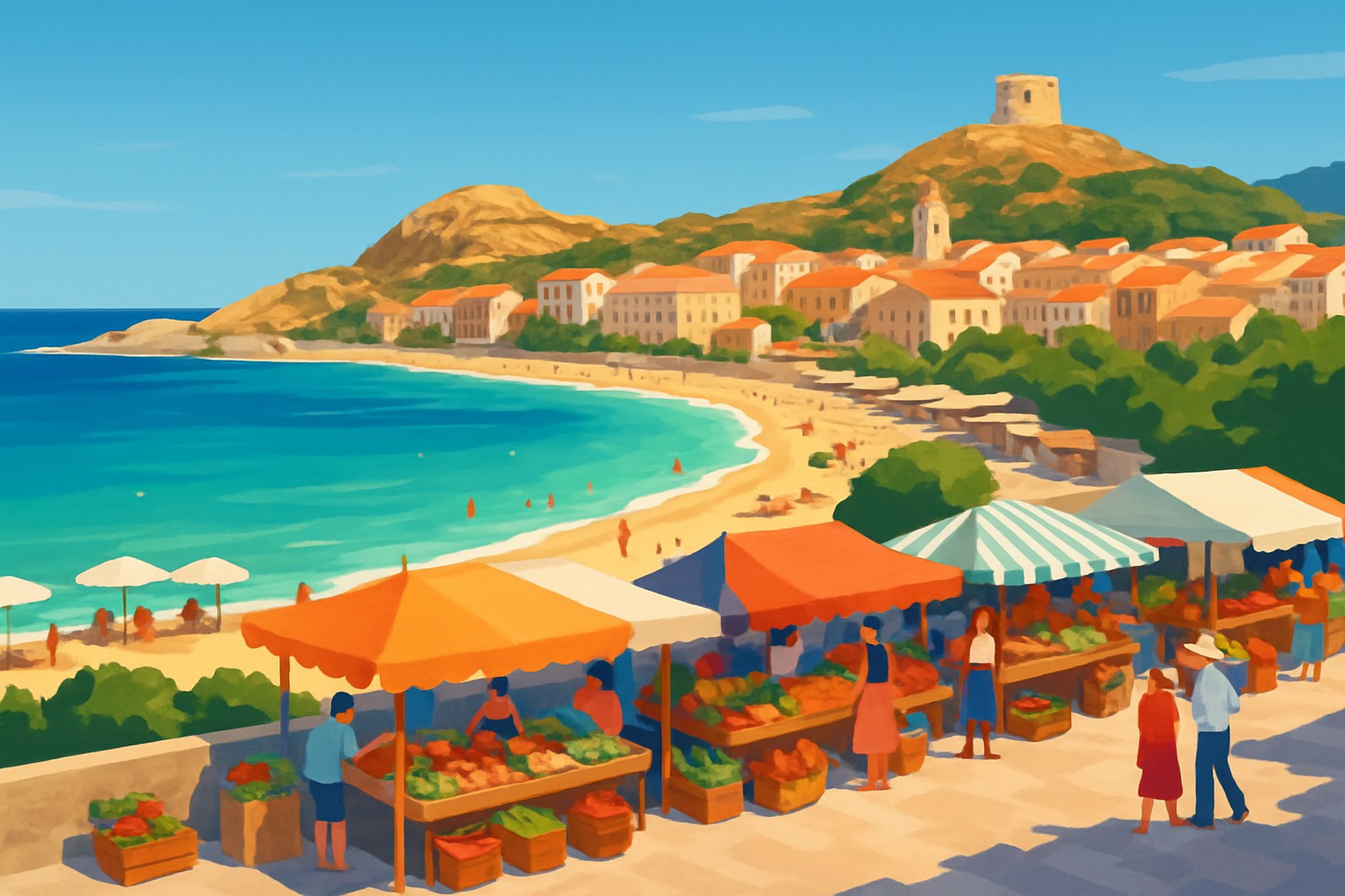 Explorer l’île rousse en Corse - Entre plages et marchés locaux