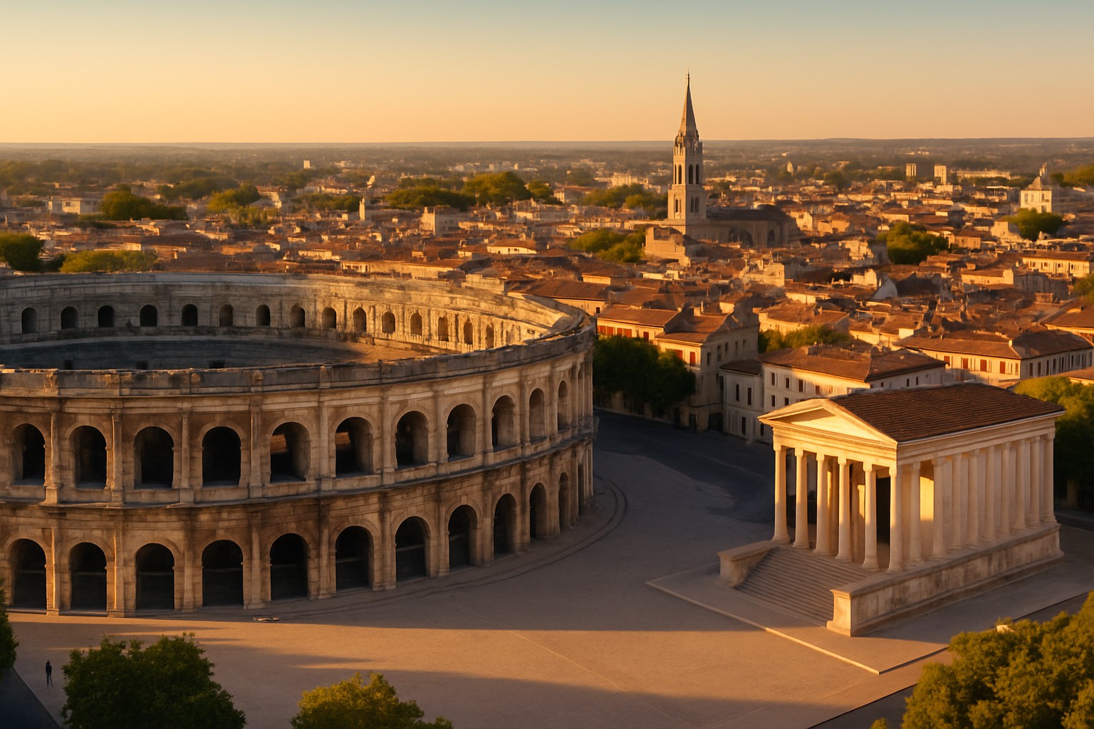 Que faire à Nîmes pour découvrir l'histoire romaine?